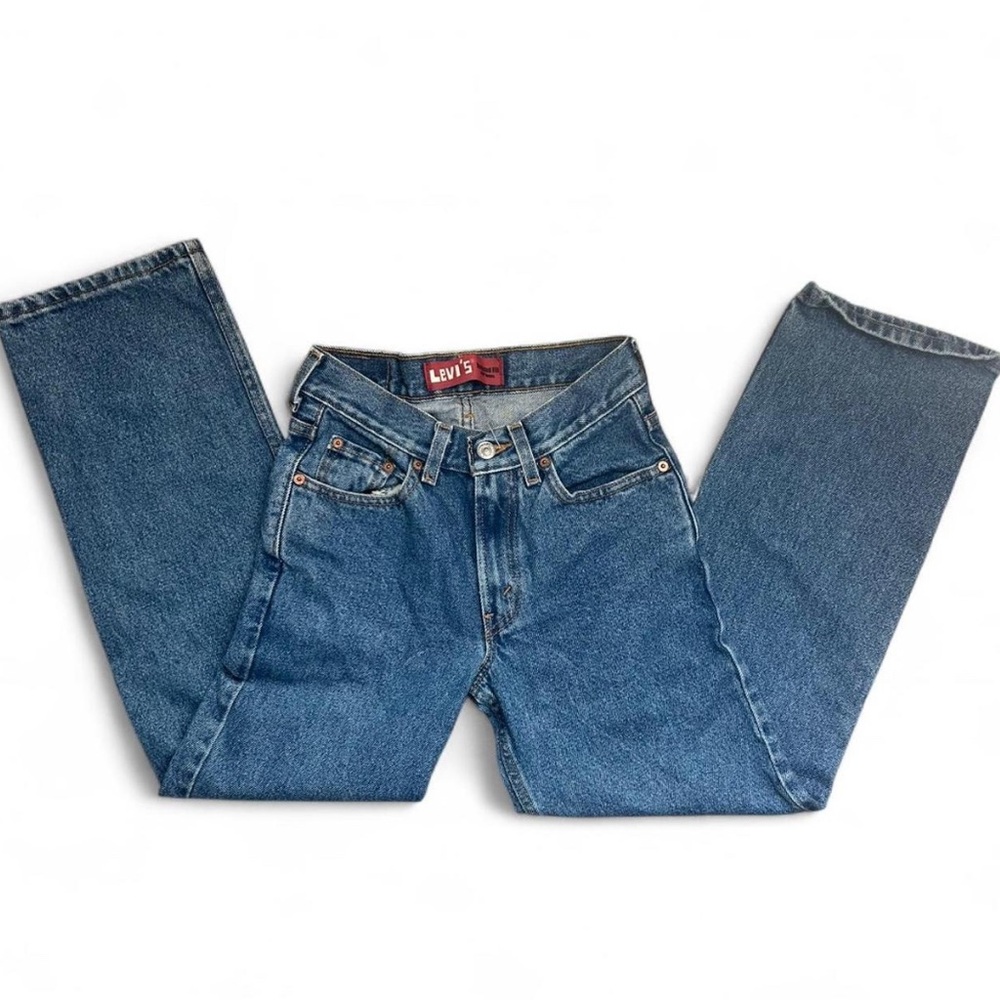 Levi's Dark Blue Straight Leg Jeans